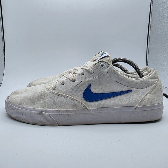 Nike SB Charge Mens Size 11.5 White Signal Blue Sneaker Shoes Casual Athletic main image 11
